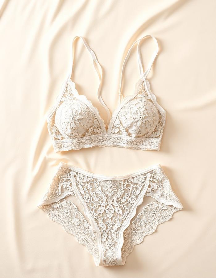 Ivory Bridal Lace Set